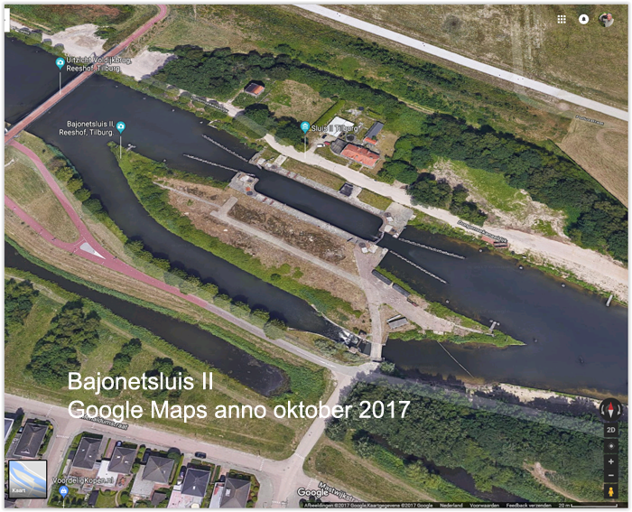 Sluis II anno 2017 nieuwe layout Google maps
